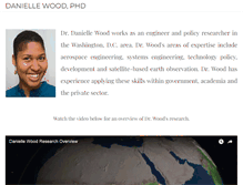 Tablet Screenshot of daniellerwood.com